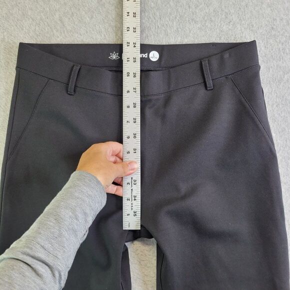 Betabrand Pants Womens Large Petite Black Pull On Tapered Leg Mid Rise Dress - Picture 12 of 16